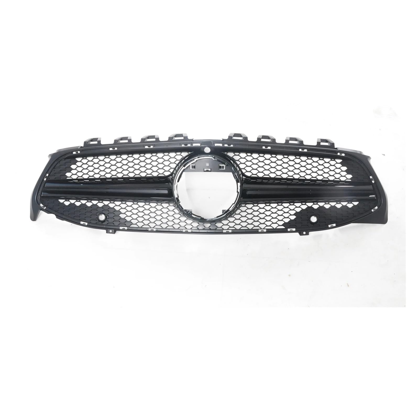 LDFREBCX Kühlergrill, kompatibel mit Mercedes Benz W118 CLA-Klasse 2019–2022, kompatibel mit CLA200 CLA250 CLA45, AMG-Stil, oberes Stoßstangenhaubengitter(Black1) von LDFREBCX