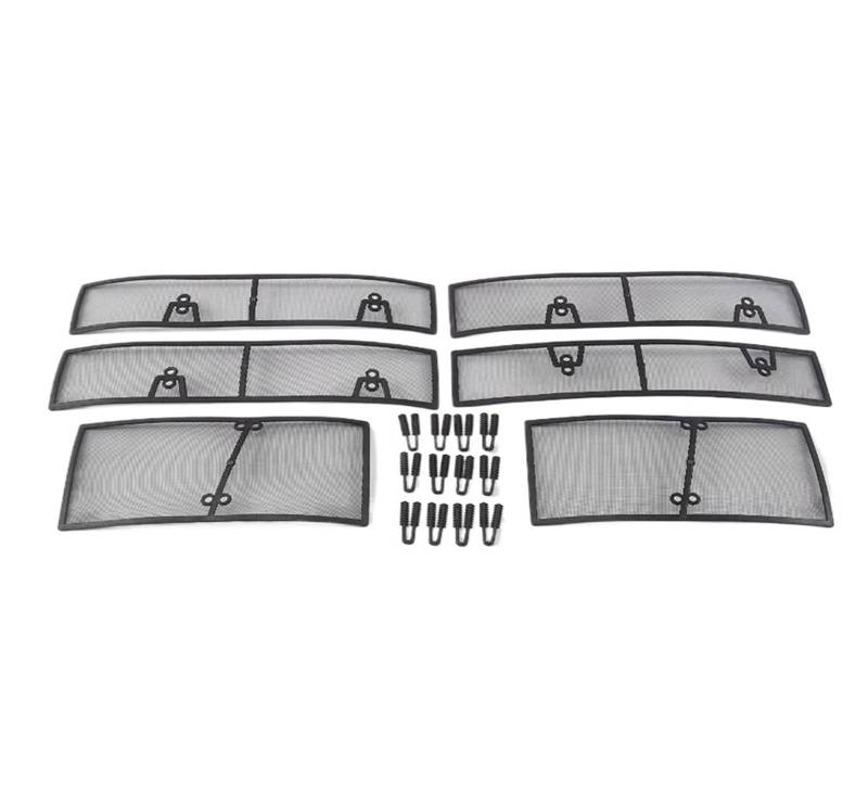 LDFREBCX Kühlergrill Screening Mesh Schutz Abdeckung Kompatibel for VW for 2016-2020 Zubehör Außen Refit(Model A) von LDFREBCX
