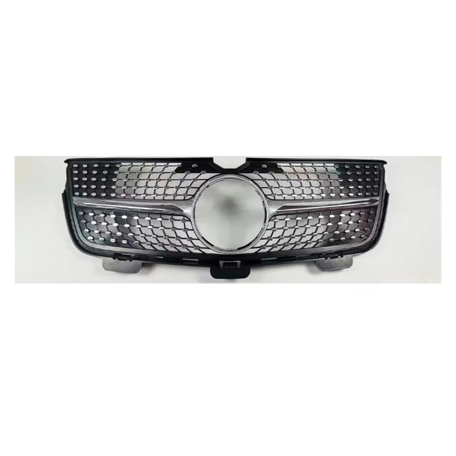 LDFREBCX Kühlergrill for die Stoßstange, Gitter, kompatibel mit Mercedes Benz GL X164 2005–2012, kompatibel mit GL320 GL350 GL450 GL550 GL500 Tuning(10-12 Compatible for Diamond Silver) von LDFREBCX