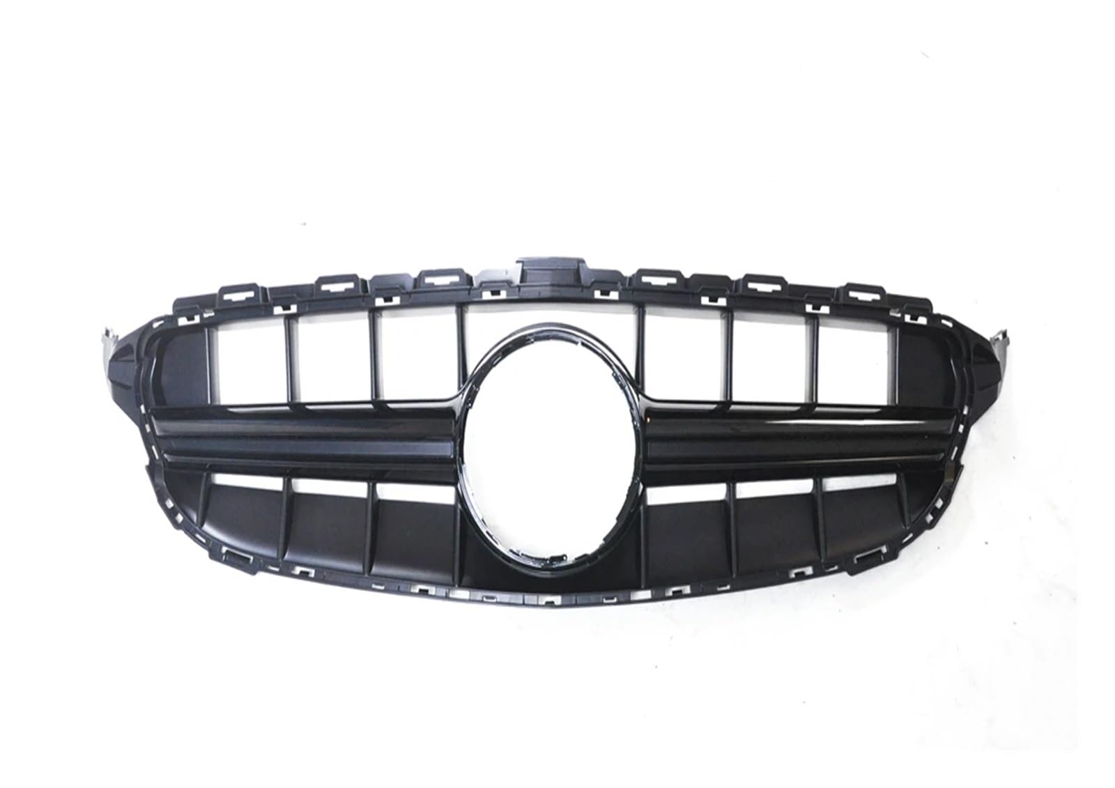 LDFREBCX Kühlergrill im Frontgrill-Stil, kompatibel for Mercedes Benz C-Klasse W205 2014–2018, kompatibel for C180, C200, C250, C300, C350, C43, E63, Netzgitter for die obere Stoßstangenhaube(Black1) LDFREBCX Kühlergrill im Frontgrill-Stil, kompatibel for Mercedes Benz C-Klasse W205 2014–2018, kompatibel for C180, C200, C250, C300, C350, C43, E63, Netzgitter for die obere Stoßstangenhaube(Black1) von LDFREBCX