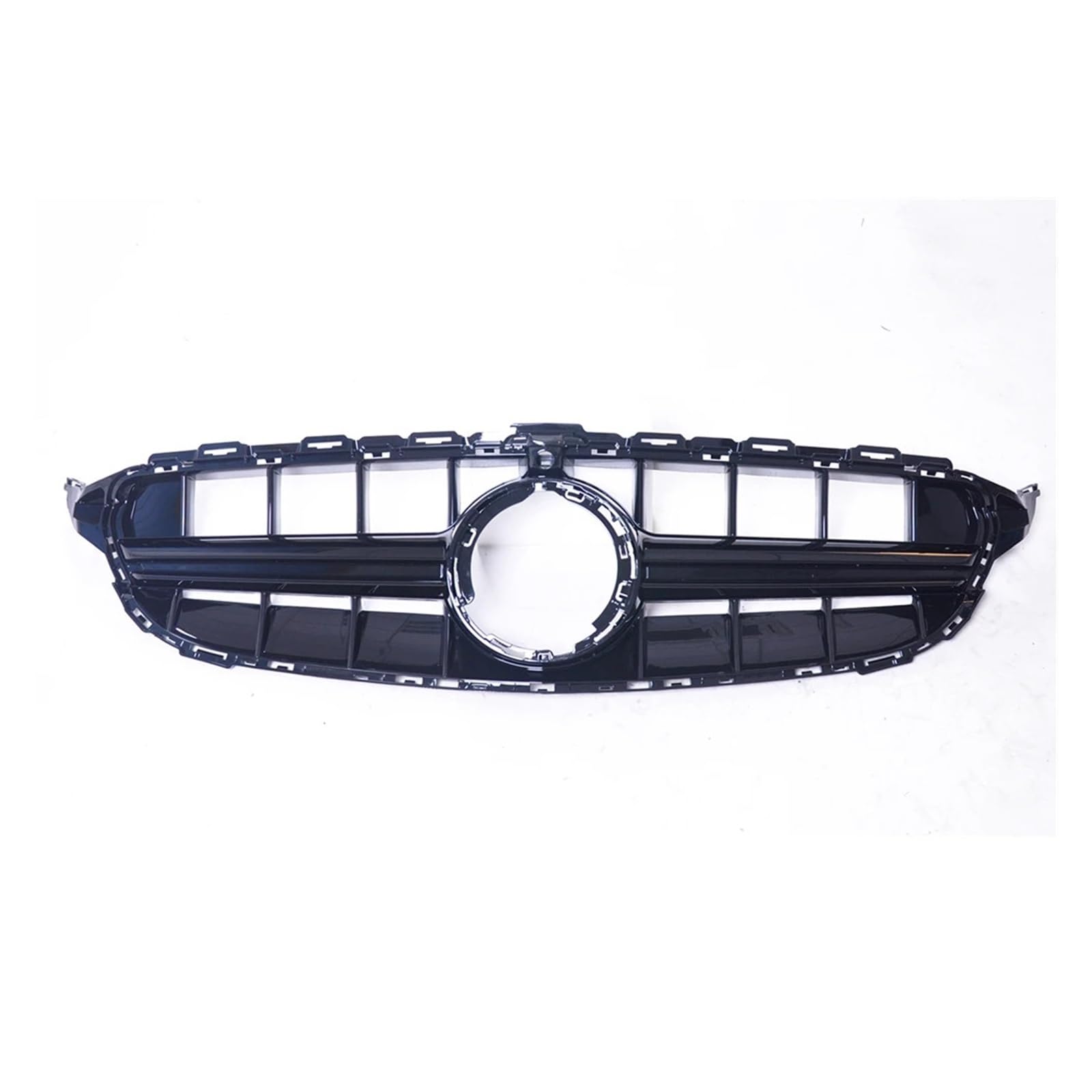 LDFREBCX Kühlergrill kompatibel for Mercedes Benz C-Klasse W205 AMG 2014–2018, Sportschwarz, E63-Stil, Auto-Oberstoßstangenhaube, Netzgitter mit Kameraloch LDFREBCX Kühlergrill kompatibel for Mercedes Benz C-Klasse W205 AMG 2014–2018, Sportschwarz, E63-Stil, Auto-Oberstoßstangenhaube, Netzgitter mit Kameraloch von LDFREBCX