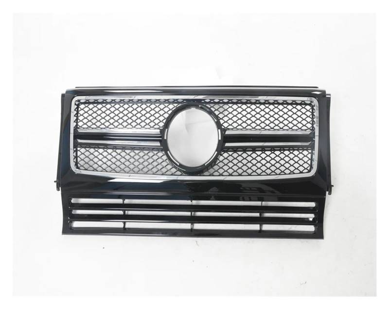 LDFREBCX Kühlergrill kompatibel for Mercedes-Benz G-Klasse W463 WagonG550 G500 G350 G55 G63 AMG 1990-2018 Oberer Stoßfängerhauben-Netzgrill(Black1) von LDFREBCX