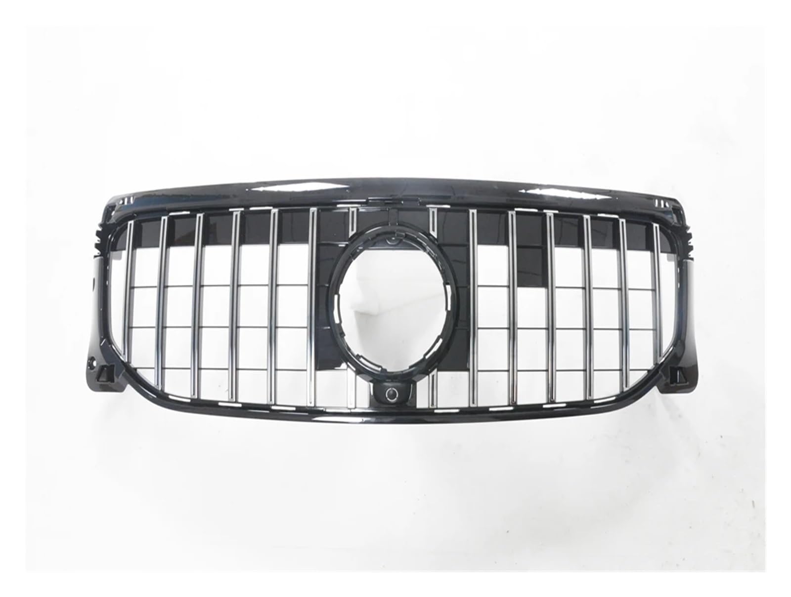 LDFREBCX Kühlergrill kompatibel for Mercedes Benz GLB-Klasse W247 X247 GLB200 2019-2021. Kompatibel for GLB250 GT R Style Oberer Stoßfängerhauben-Netzgrill(Silver1) von LDFREBCX