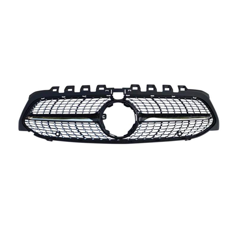 LDFREBCX Kühlergrill kompatibel for Mercedes Benz W177 V177 A-Klasse 2019–2022, kompatibel for A180 A200 A250 A35 A45, Renngrill, schwarzes Netzgitter for die obere Stoßstangenhaube von LDFREBCX