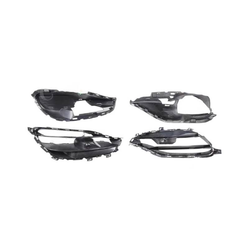 LDFREBCX Nebelscheinwerfer-Entlüftungsgitter, kompatibel mit Mercedes Benz CLA-Klasse W117 CLA200 CLA220 CLA250 AMG 2016–2018, ABS, Schwarz von LDFREBCX