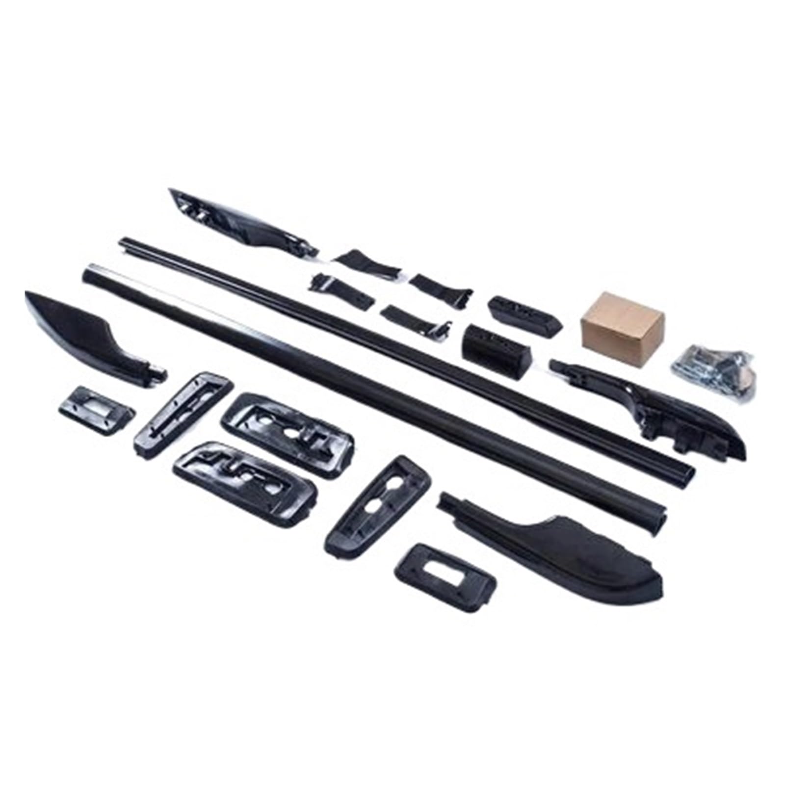 LDFREBCX OE-Dachträger, Dachträger, Gepäckschiene, kompatibel mit Toyota Land Cruiser 200 V8 LC 200 LC200 FJ200 2008–2021, Silber oder schwarz(Black Color) von LDFREBCX