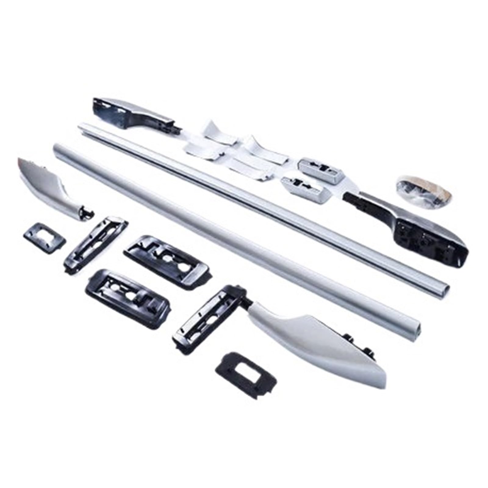 LDFREBCX OE-Dachträger, Dachträger, Gepäckschiene, kompatibel mit Toyota Land Cruiser 200 V8 LC 200 LC200 FJ200 2008–2021, Silber oder schwarz(Silver Color) von LDFREBCX