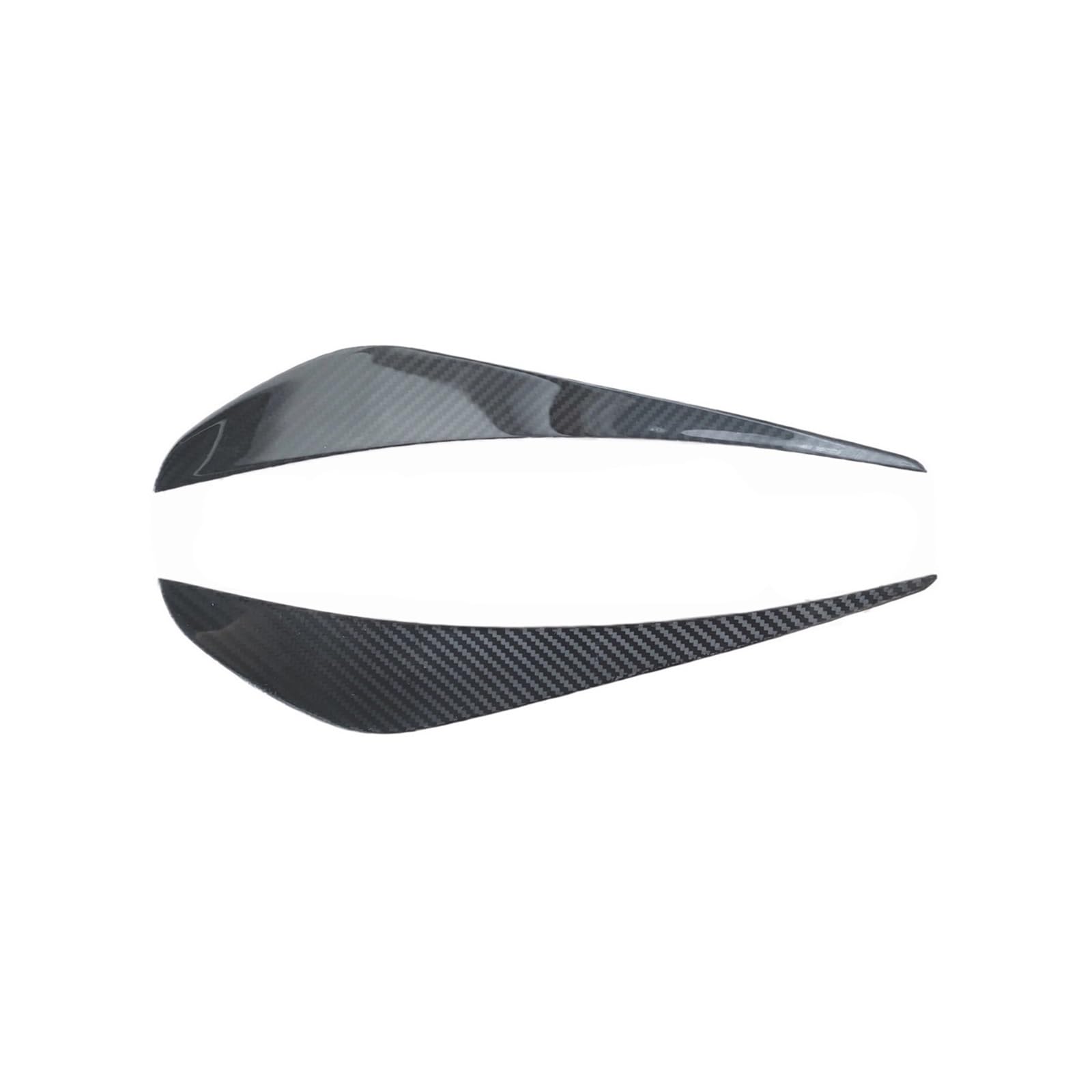 LDFREBCX PRE-PREG Dry Carbon Fiber CANARDS FRONTSTOßSTANGE FLOSSEN OEM Licht Rahmen Kompatibel for MCLAREN 720S for 2017-2019(Wind Knife) von LDFREBCX