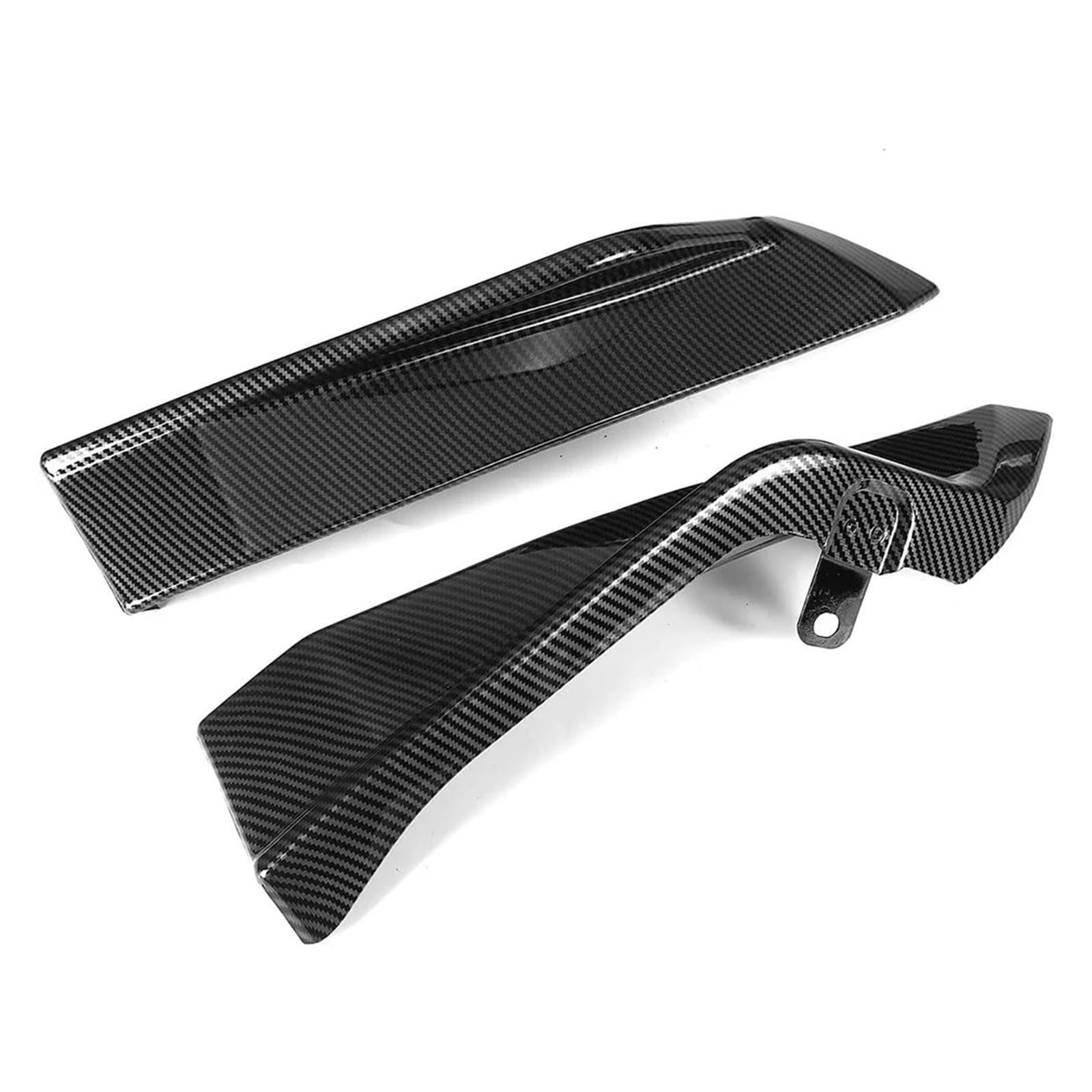 LDFREBCX Paar Auto Hinten Seite Stoßstange Lip Schürzen Kompatibel for Subaru BRZ Kompatibel for Toyota 86 2012-2018 Diffusor Splitter Warp Winkel(Carbon Look) von LDFREBCX