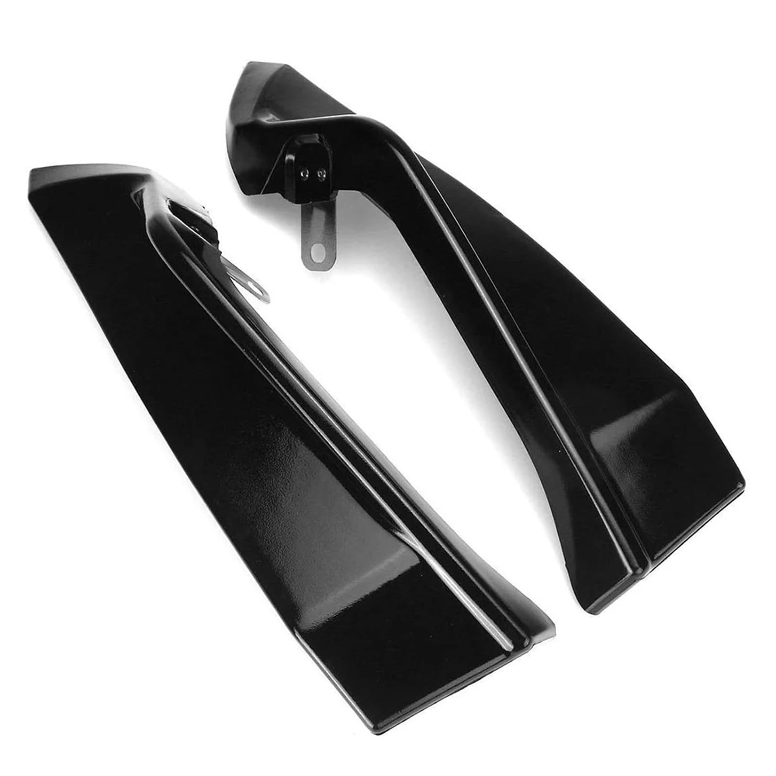 LDFREBCX Paar Auto Hinten Seite Stoßstange Lip Schürzen Kompatibel for Subaru BRZ Kompatibel for Toyota 86 2012-2018 Diffusor Splitter Warp Winkel(Glossy black1) von LDFREBCX