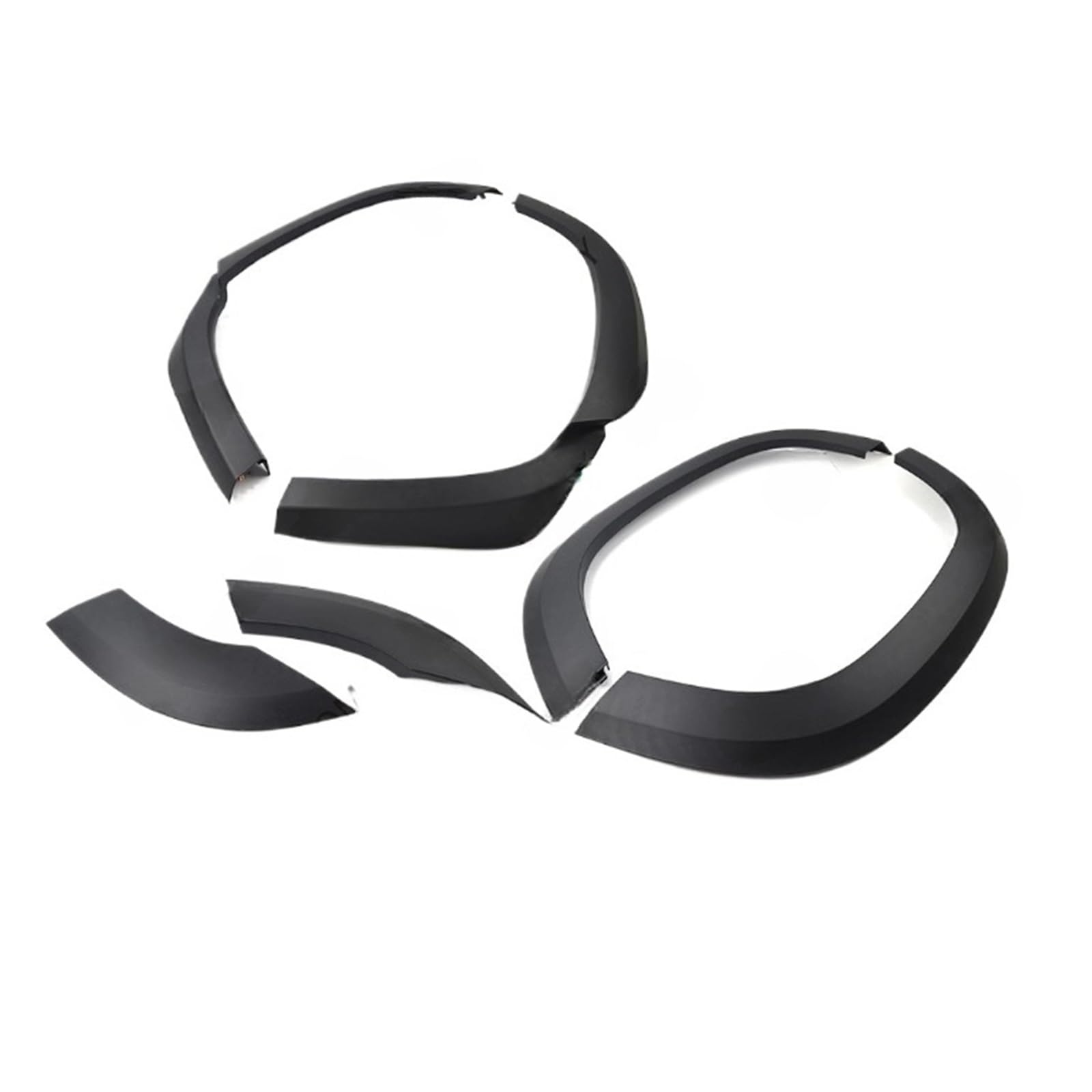LDFREBCX Radverbreiterungen Kompatibel for Land Rover Defender 110 2020-2024 Fender Flare Rad Augenbrauen Bogen Trim(Black) von LDFREBCX
