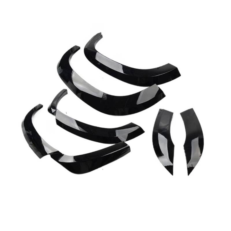 LDFREBCX Radverbreiterungen Kompatibel for Land Rover Defender 110 2020-2024 Fender Flare Rad Augenbrauen Bogen Trim(Glossy black1) von LDFREBCX
