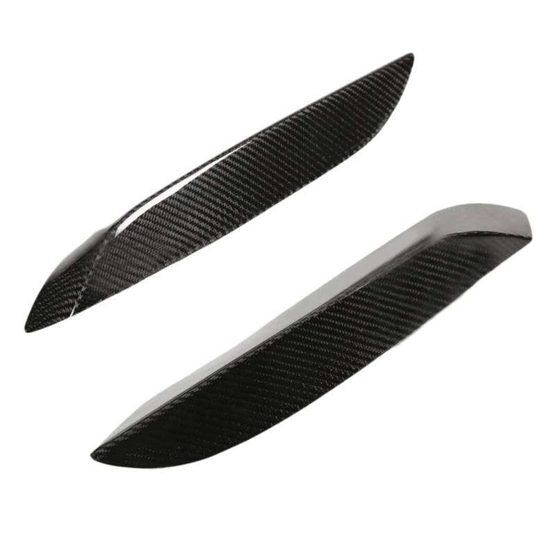 LDFREBCX Real Carbon Fiber Auto Front Stoßstange Seite Splitter Kompatibel for BMW F80 M3 F82 F83 M4 2015-2018 Canards Lip Spoiler von LDFREBCX