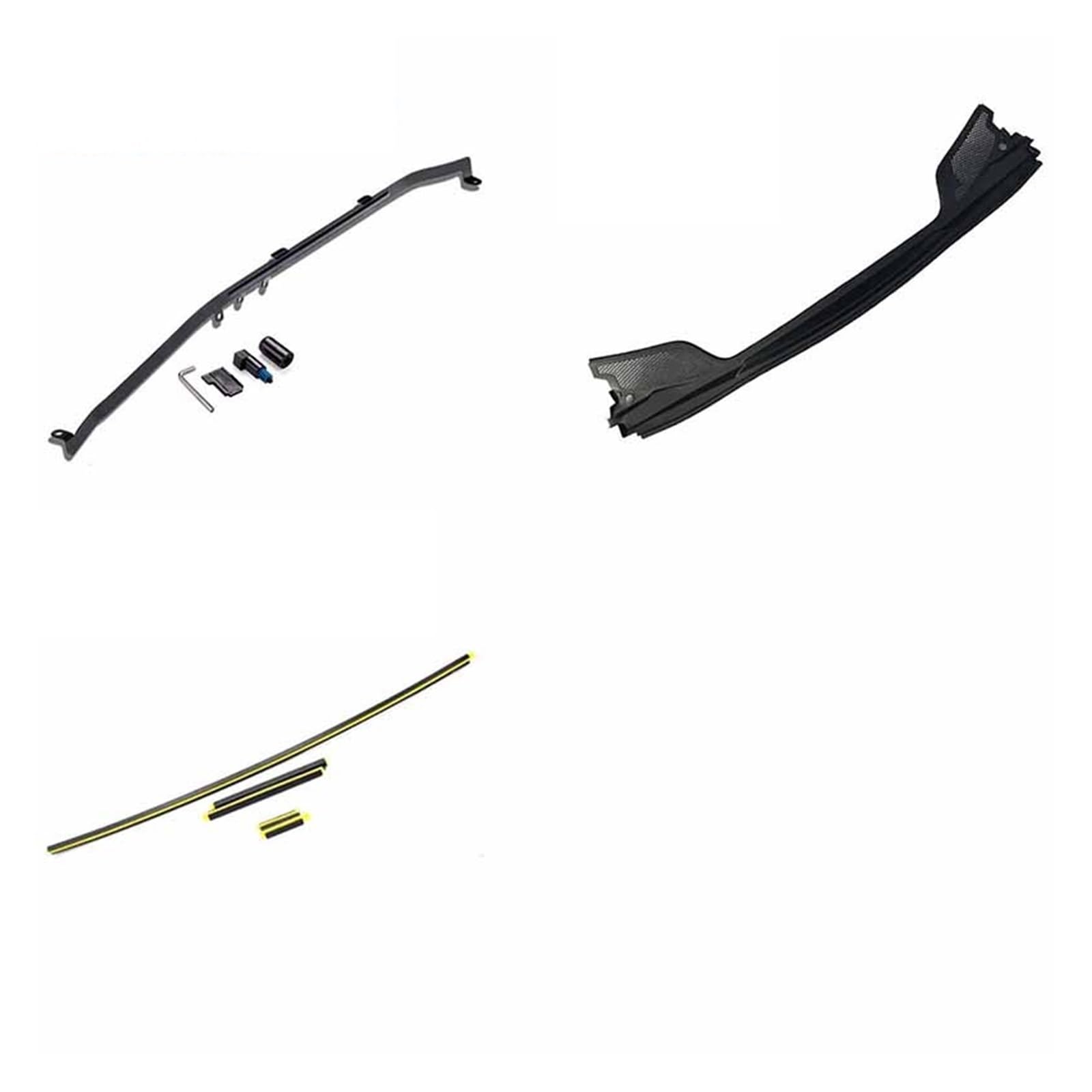 LDFREBCX Regenschutz vorne Winddicht Glasstreifen Windschutzscheiben-Frontabdeckung 8251V3 8251V2 8251L3 Kompatibel for Citroen C4(Ivory) von LDFREBCX