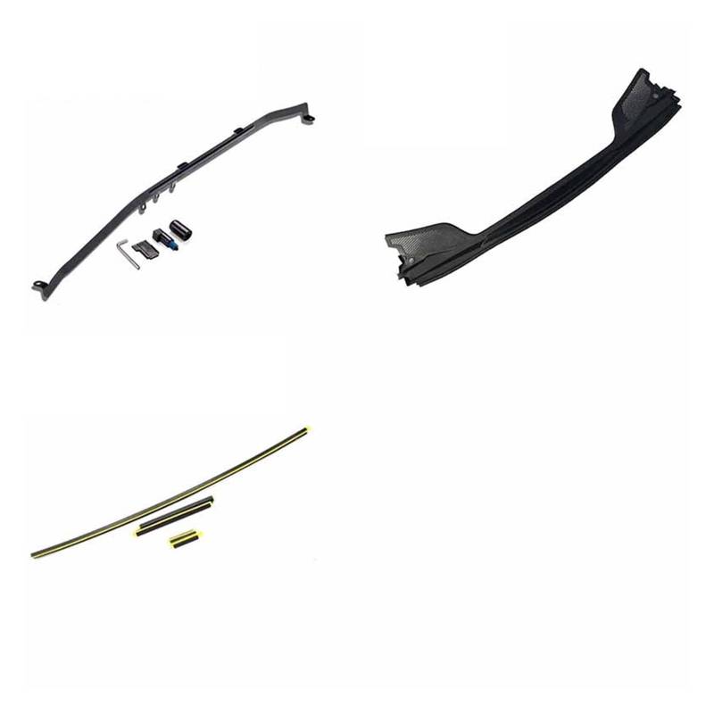 LDFREBCX Regenschutz vorne Winddicht Glasstreifen Windschutzscheiben-Frontabdeckung 8251V3 8251V2 8251L3 Kompatibel for Citroen C4(Ivory) von LDFREBCX