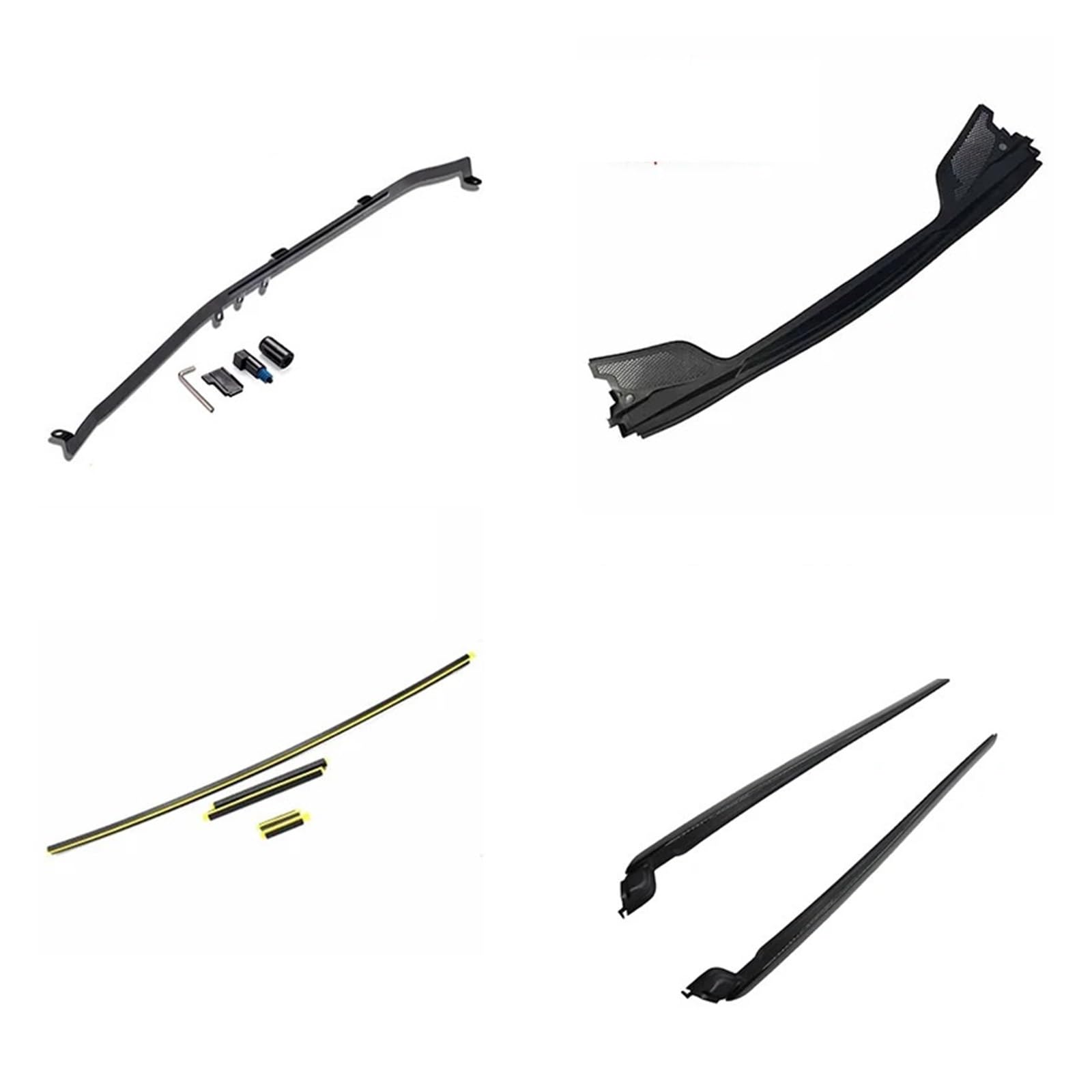 LDFREBCX Regenschutz vorne Winddicht Glasstreifen Windschutzscheiben-Frontabdeckung 8251V3 8251V2 8251L3 Kompatibel for Citroen C4(Peachy) von LDFREBCX