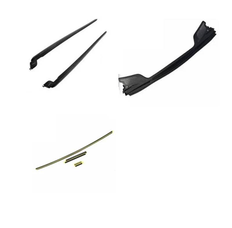 LDFREBCX Regenschutz vorne Winddicht Glasstreifen Windschutzscheiben-Frontabdeckung 8251V3 8251V2 8251L3 Kompatibel for Citroen C4(Tea Green) von LDFREBCX