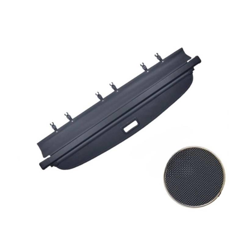 LDFREBCX Schwarzer Kofferraum-Sonnenschutz, hintere Gepäckraumabdeckung, kompatibel mit Toyota RAV4 RAV 4 XA50 2019 2020 2021, Kofferraum-Sicherheitsschild(C) von LDFREBCX