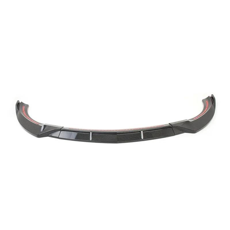 LDFREBCX Spoilersplitter Kompatibel for Mercedes Benz W213 E-Klasse Sport 2017-2019 Carbonfaser-Optik Schwarz glänzend Frontspoilerlippe Auto-Unterteiler(CF Look) von LDFREBCX