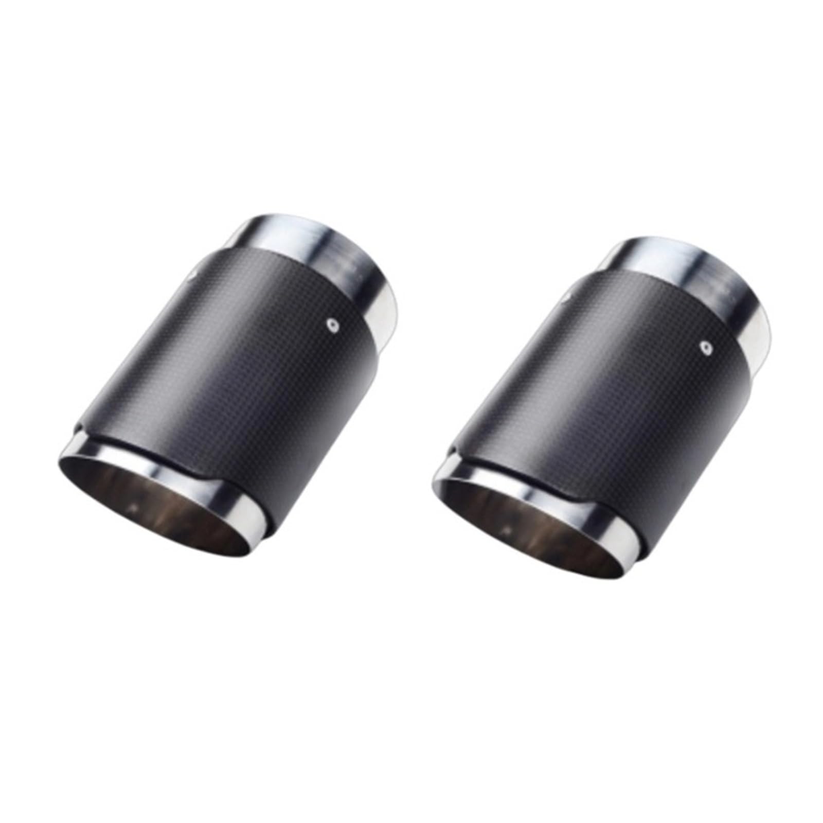 LDFREBCX Stoßstangendiffusor, Auspuff-Kofferraumspoiler, Plattensplitter, kompatibel mit Mazda Atenza 2020–2023, ABS-Carbon-Stoßstangen-Hecklippendiffusor, Auspuffspoiler (mit LED)(Exhaust) von LDFREBCX