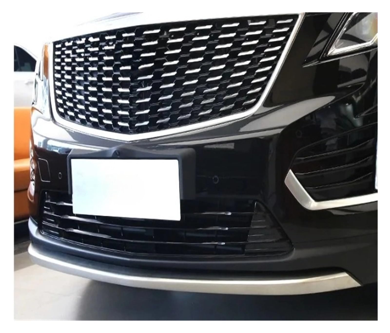 LDFREBCX Stoßstangendiffusor, Heckspoilerlippe, kompatibel mit Cadillac Xt5/6 Xt4, Stoßstangendiffusor, Heckspoilerlippe, Schutzplatten vorne und hinten(Compatible for XT5 Fron) von LDFREBCX
