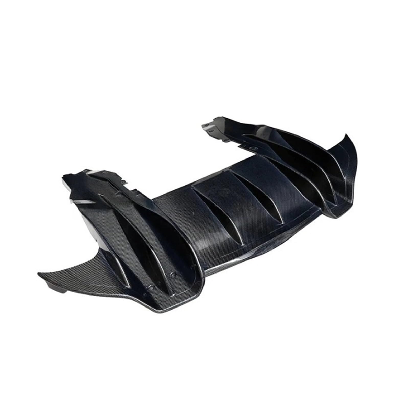 LDFREBCX Stoßstangendiffusor, Heckspoilerlippe, kompatibel mit Mclaren 540C 570S, Heckstoßstangen-Unterdiffusor, Verkleidungsschild, OEM-Hecklippe, Original(Carbon Fiber Look) von LDFREBCX