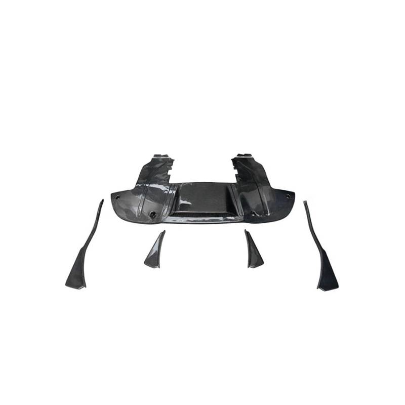 LDFREBCX Stoßstangendiffusor, Heckspoilerlippe, kompatibel mit Mclaren 720S for 2017–2021, Heckstoßstangen-Unterdiffusor, Verkleidungsschild, Hecklippe im V-Stil von LDFREBCX