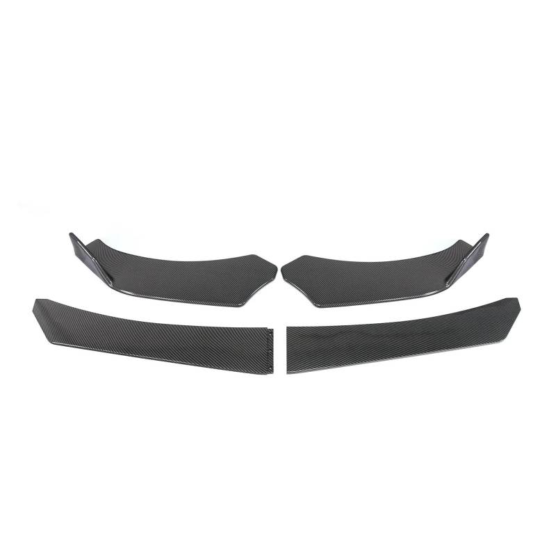 LDFREBCX Universal Front Lip Spoiler Splitter Deflektor Kompatibel for Fusion Focus Fiesta Guards w/Strut Rod(CF Look) von LDFREBCX