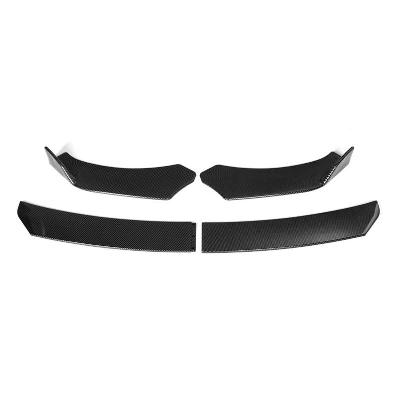 LDFREBCX Universelle Frontstoßstange Lippe Kompatibel for Dodge Charger Challenger SRT SXT RT mit Stützstange Seitenspoiler Splitter(CF Look) von LDFREBCX