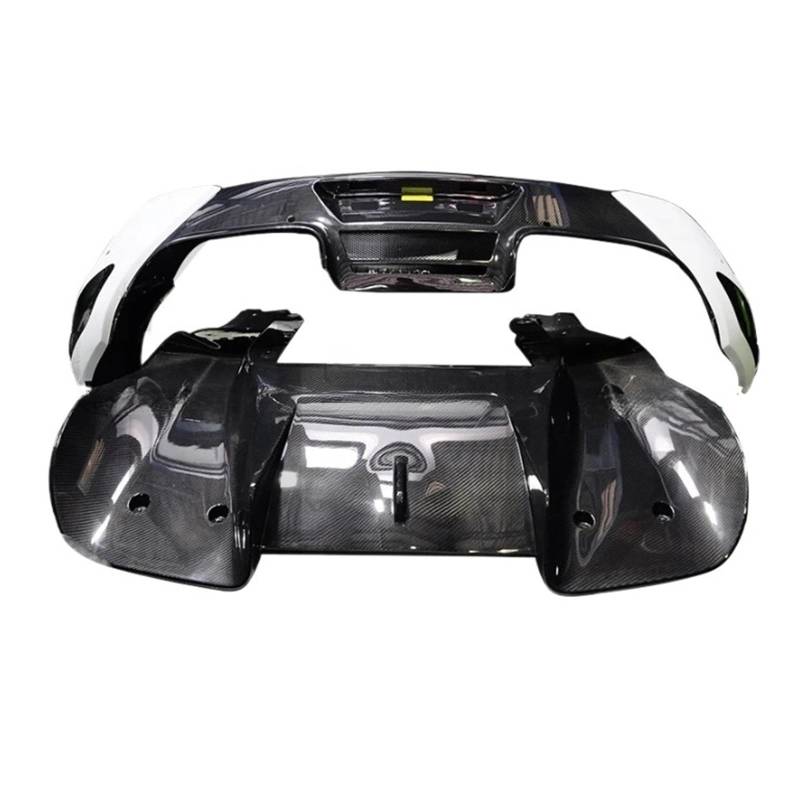 LDFREBCX V-Stil Halbcarbon Heckstoßstange mit Diffusor Kompatibel for Mclaren MP4-12C for 2012-2014 von LDFREBCX