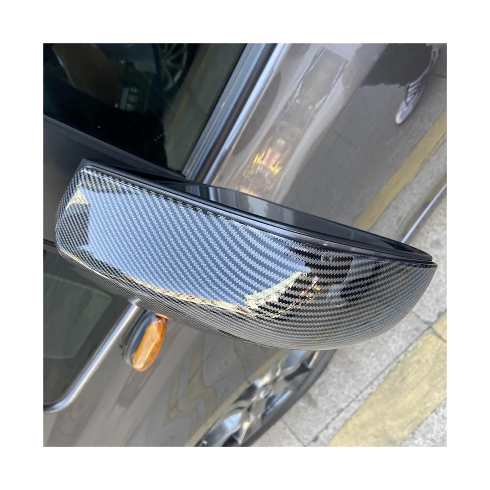 1 Paar Auto Links Rechts Rückspiegel Abdeckkappe ABS Kompatibel for Toyota Sienna 2011 2012 2013 2014 2015-2020 Schwarz Carbon Fiber Style 1 Paar Auto Links Rechts Rückspiegel Abdeckkappe ABS Kompatibel for Toyota Sienna 2011 2012 2013 2014 2015-2020 Schwarz Carbon Fiber Style von LDODMEZW
