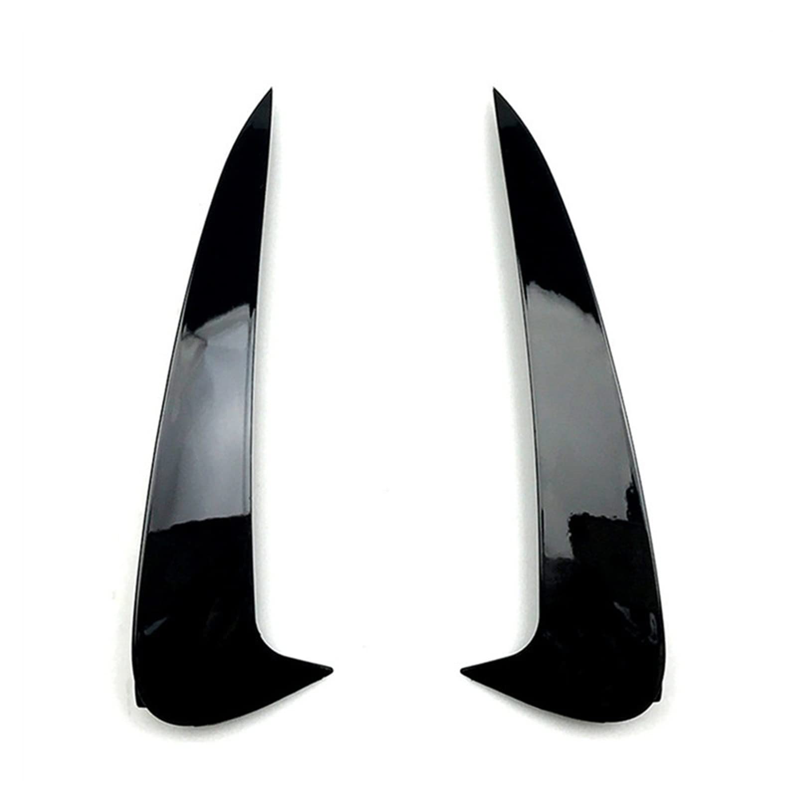LDTCHRV Für Mercedes Benz C Coupe C205 2015-2019, Auto Styling Heckstoßstange Spoiler Beide Seiten Canard Dekoration Abdeckung Trim(SCHWARZ) von LDTCHRV