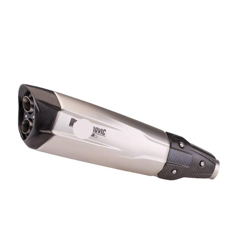 51mm Universal Motorrad Doppel Löcher Auspuffrohr Schalldämpfer Für F750GS Für F850GS Für S1000RR Für YZF Für R1 Für R3 Auspuffrohr(Small A) von LDUTIU