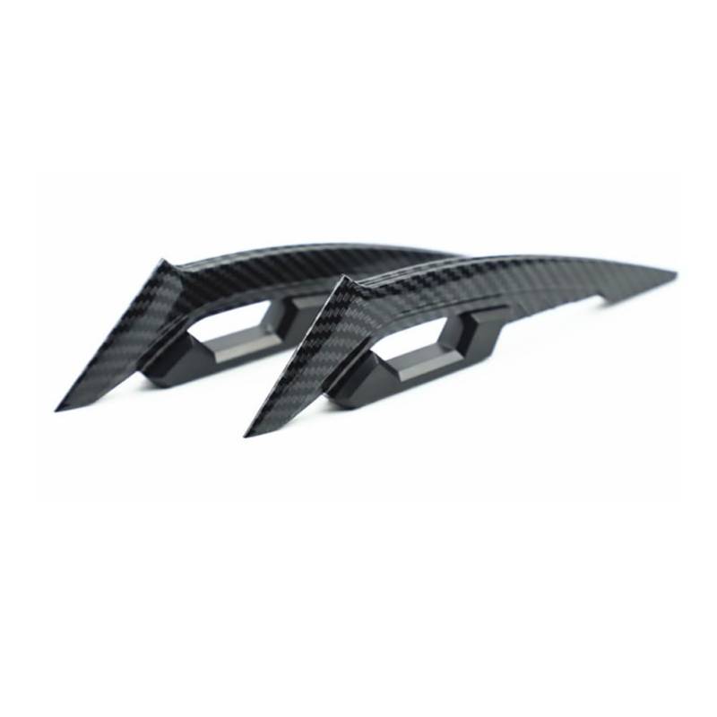 LDUTIU 2 Stücke Motorrad Aerodynamische Spoiler Flügel Aufkleber Universelle Dynamische Verkleidung Luftabweiser Wind Flügel Außendekoration Aufkleber von LDUTIU