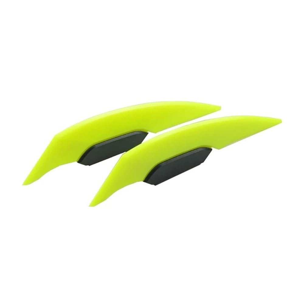 LDUTIU 2 Stücke Universal Motorrad Winglet Aerodynamische Spoiler Flügel Seite Spoiler Aufkleber Dynamische Flügel Für Motorrad Roller Zubehör(Color-001) von LDUTIU