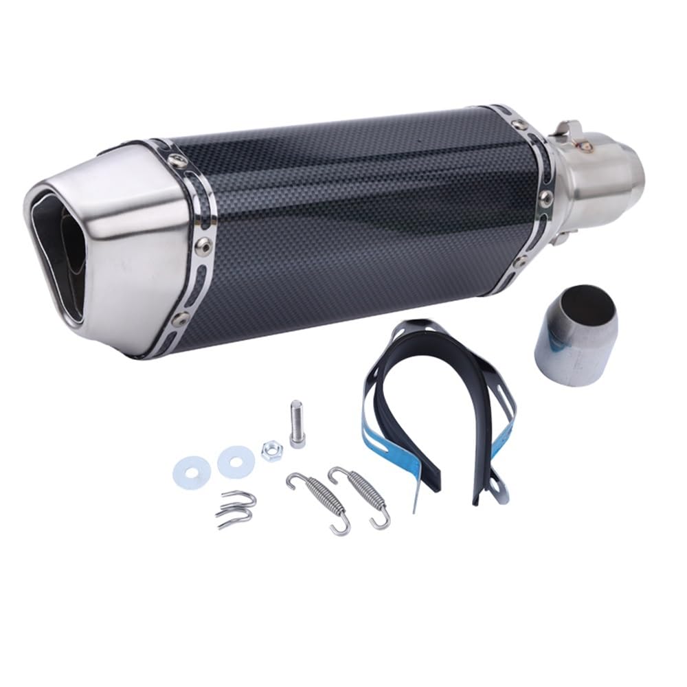 LDUTIU 370mm Und 470mm Motorrad Auspuffrohr Schalldämpfer Moto Für Auspuffrohr(370MM-D) von LDUTIU
