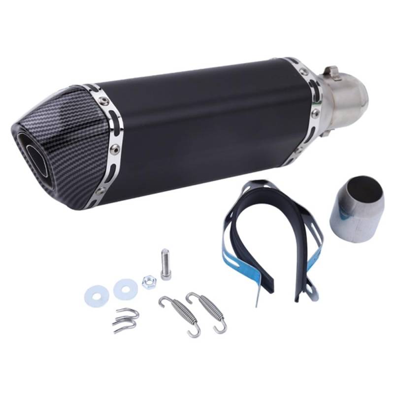 LDUTIU 370mm Und 470mm Motorrad Auspuffrohr Schalldämpfer Moto Für Auspuffrohr(370MM-E) von LDUTIU
