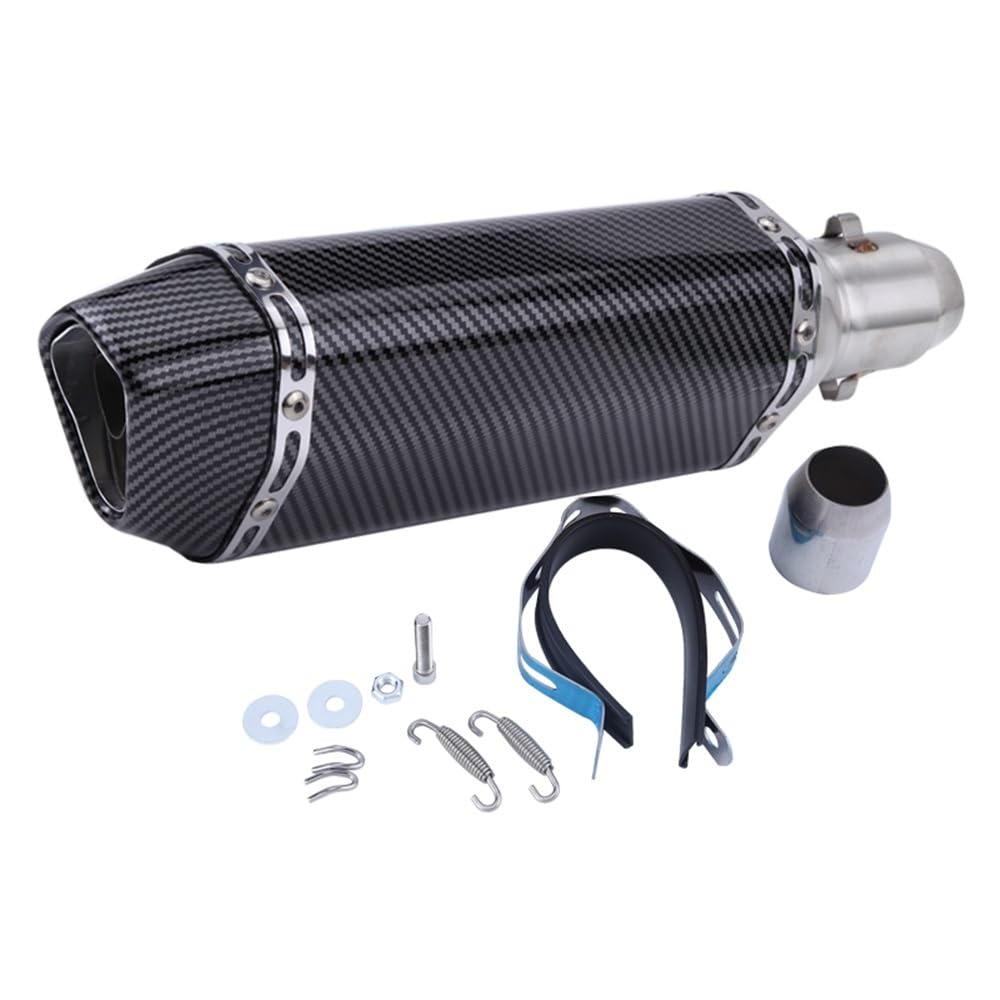 LDUTIU 370mm Und 470mm Motorrad Auspuffrohr Schalldämpfer Moto Für Auspuffrohr(370MM-I) von LDUTIU