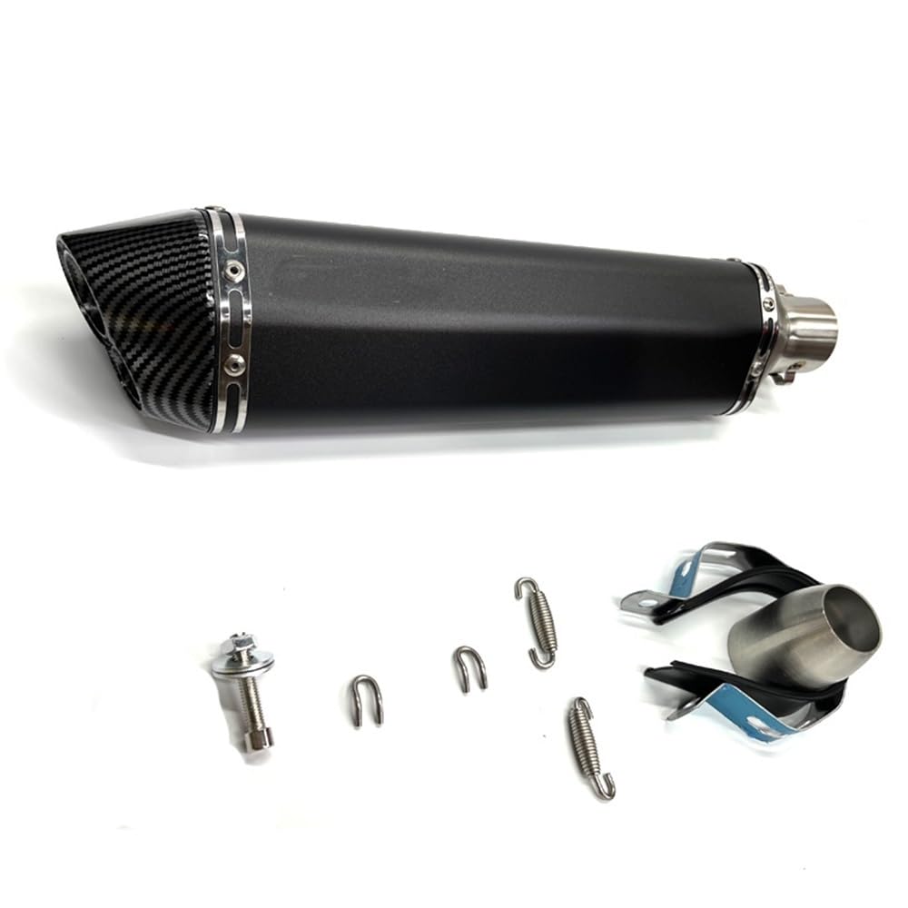 LDUTIU 370mm Und 470mm Motorrad Auspuffrohr Schalldämpfer Moto Für Auspuffrohr(470mm-P) von LDUTIU