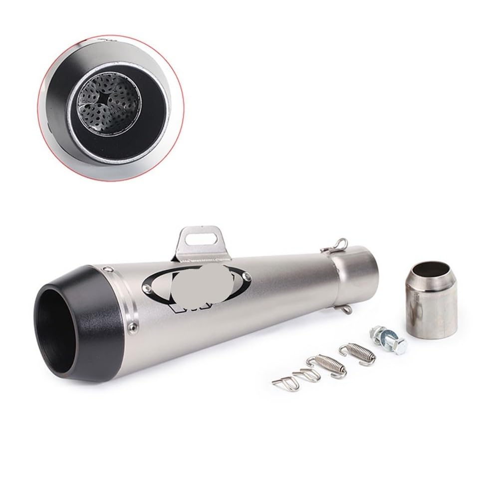 LDUTIU 38-51mm Universal Auspuffrohr Motorrad Schalldämpfer Rohr Schalldämpfer Rohr Für Zx4r Für R3 Für MT09 Für CBR650 Für Z1000 Für S1000RR Auspuffrohr(Color H) von LDUTIU