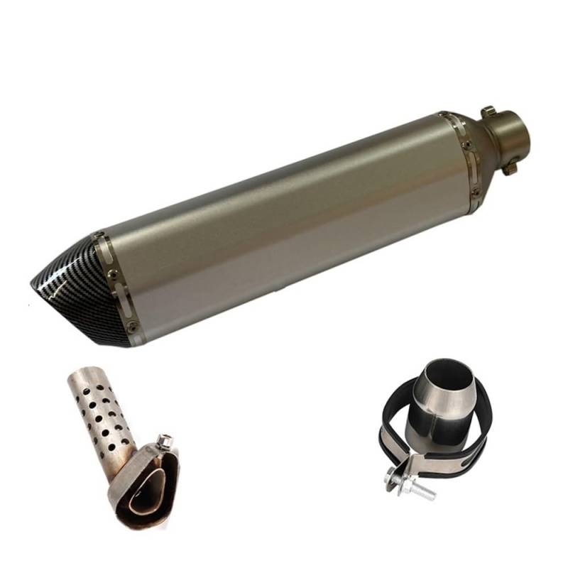 LDUTIU 470MM Motorrad Auspuffrohr Roller Motocross Schalldämpfer Ändern 51mm Für MT03 Für MT07 Für R1 Für Cbr400 Auspuffrohr von LDUTIU