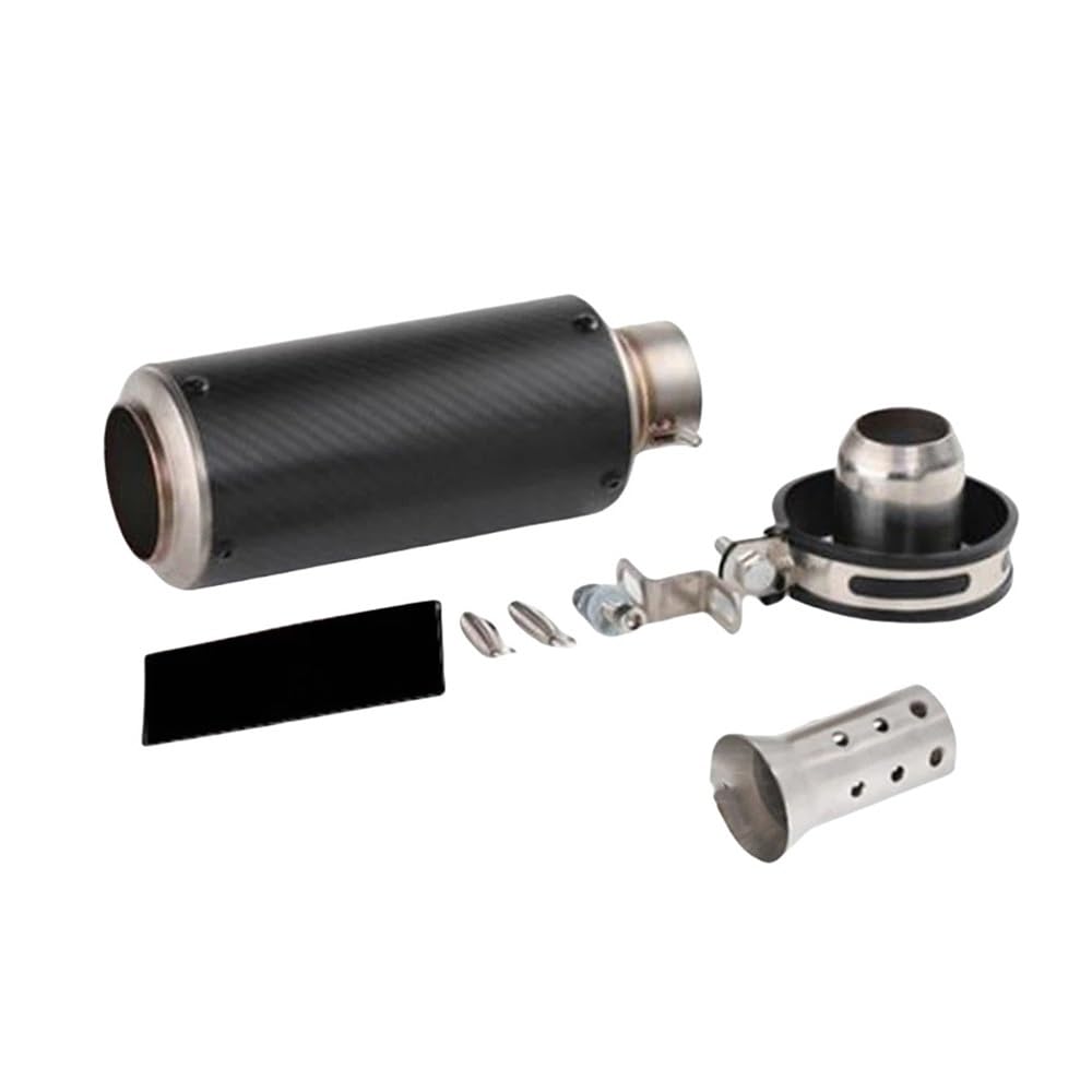 LDUTIU 51 Mm/60 Mm Motorrad-Auspuff Mit Motorrad-Auspuffrohr Schalldämpfer Auspuffrohr Auspuffrohr(F1 51mm) von LDUTIU