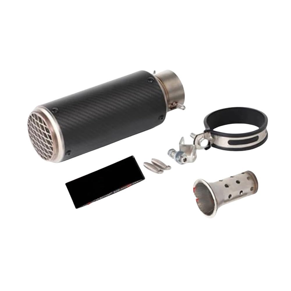 LDUTIU 51 Mm/60 Mm Motorrad-Auspuff Mit Motorrad-Auspuffrohr Schalldämpfer Auspuffrohr Auspuffrohr(F4 61mm) von LDUTIU