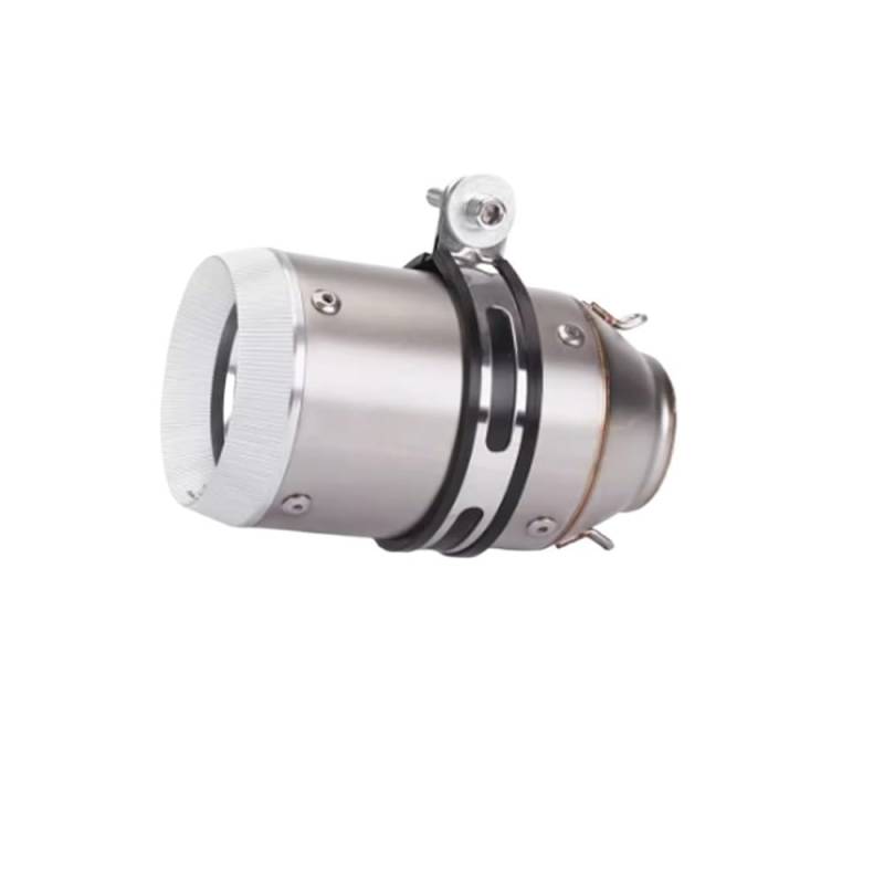 LDUTIU 51MM 60MM Motorrad Auspuffrohr Motorrad Universal Schalldämpfer Für S1000RR Für Z900 Für Tmax 530 Für R6 Auspuffrohr(60mm-P) von LDUTIU