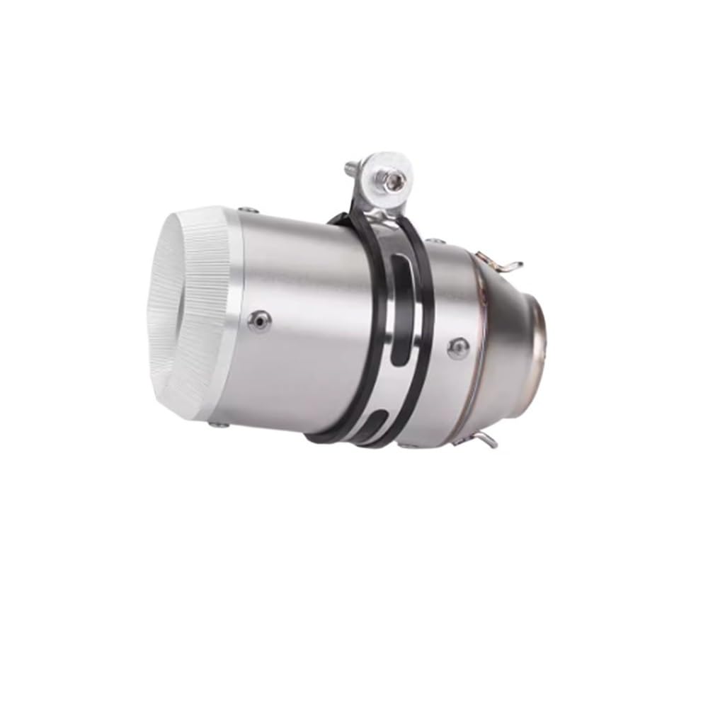 LDUTIU 51MM 60MM Motorrad Auspuffrohr Motorrad Universal Schalldämpfer Für S1000RR Für Z900 Für Tmax 530 Für R6 Auspuffrohr(60mm-Q) von LDUTIU