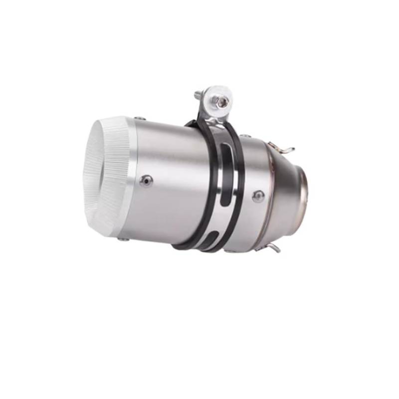 LDUTIU 51MM 60MM Motorrad Auspuffrohr Motorrad Universal Schalldämpfer Für S1000RR Für Z900 Für Tmax 530 Für R6 Auspuffrohr(60mm-Q) von LDUTIU