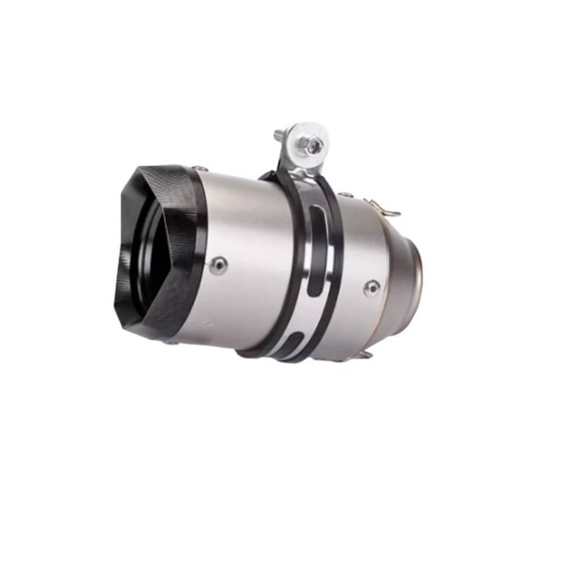 LDUTIU 51MM 60MM Motorrad Auspuffrohr Motorrad Universal Schalldämpfer Für S1000RR Für Z900 Für Tmax 530 Für R6 Auspuffrohr(Color A 51mm) von LDUTIU