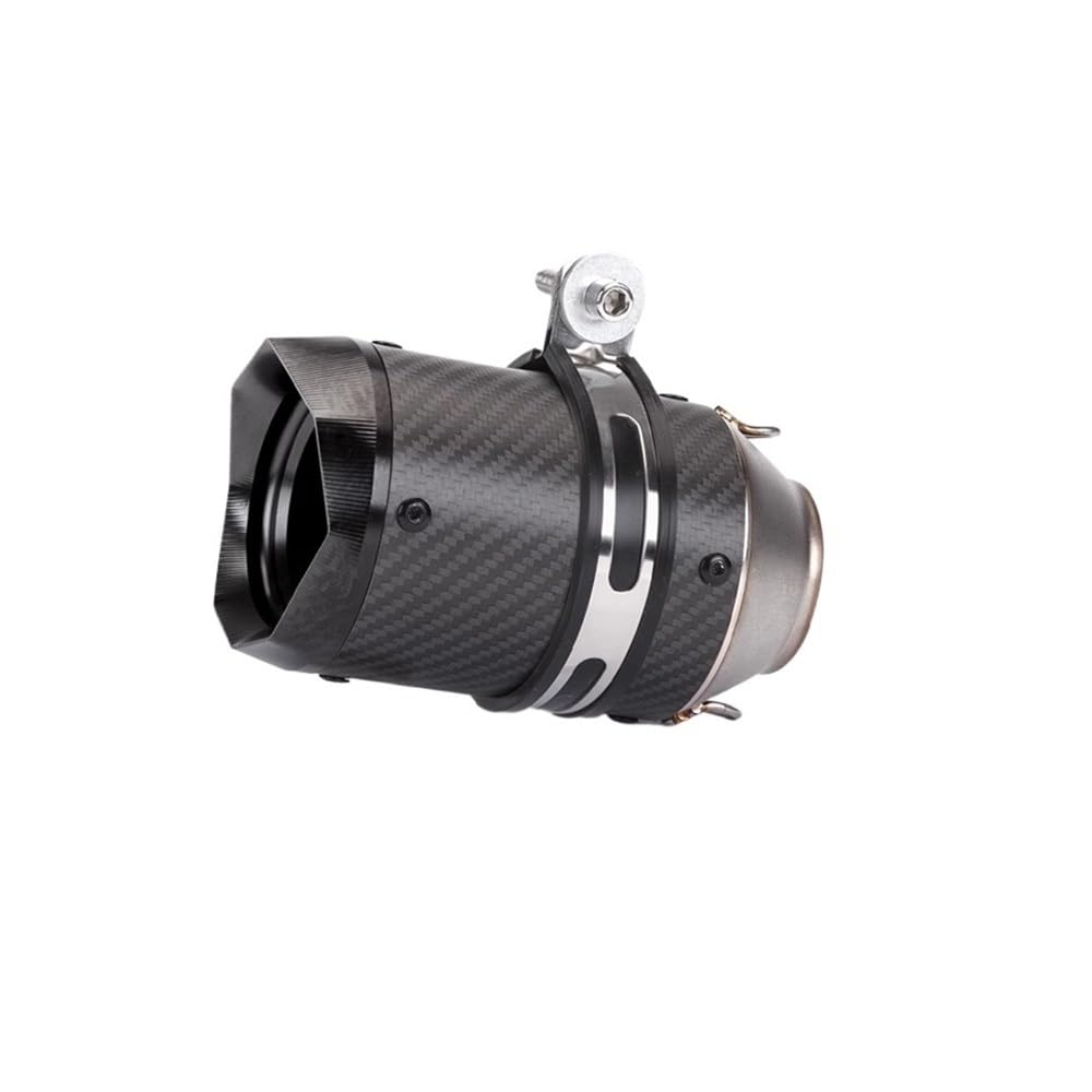 LDUTIU 51MM 60MM Motorrad Auspuffrohr Motorrad Universal Schalldämpfer Für S1000RR Für Z900 Für Tmax 530 Für R6 Auspuffrohr(Color G-51mm) von LDUTIU