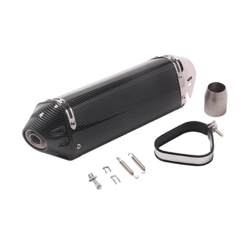 LDUTIU 51MM Universal Moto Auspuff Schalldämpfer Rohr Auspuff Für GSXR750 Für Z900/1000 Für CBR1000 Auspuffrohr(E Color) von LDUTIU