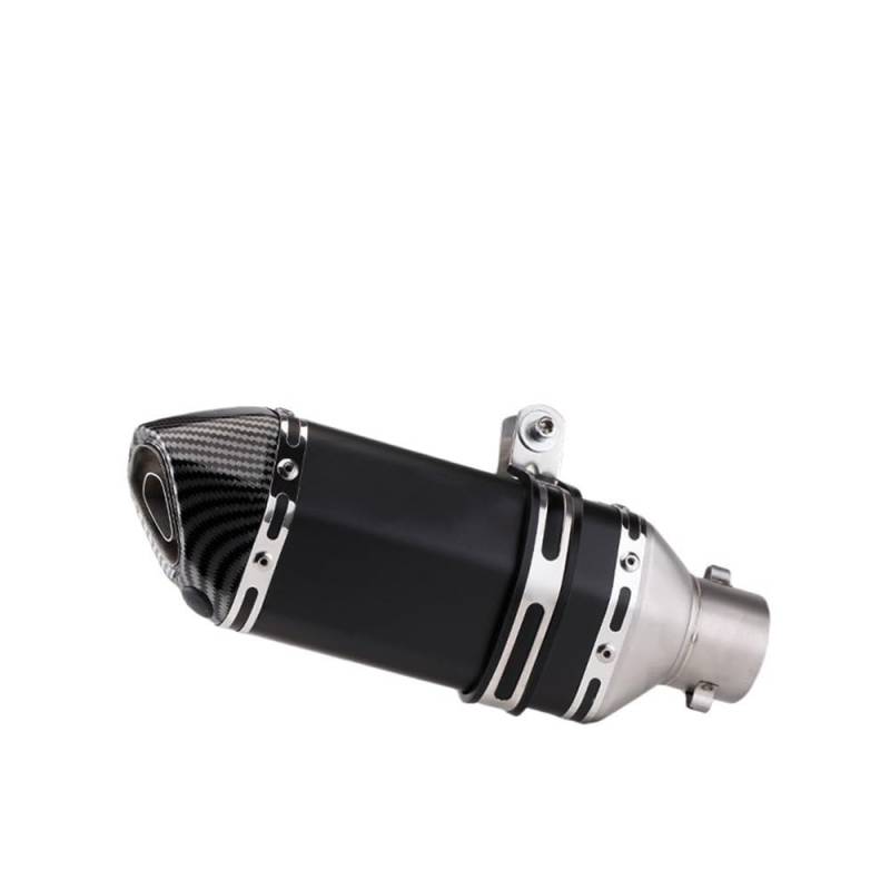 LDUTIU 51MM Universal Motorrad Auspuffrohr Schalldämpfer Moto 300/370/470MM Für PCX125 Für Z400 Für R1 Für R3 Für ADV350 Auspuffrohr(300MM) von LDUTIU